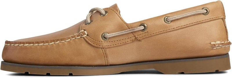 Sperry Men's Leeward 2-Eye Boat Shoe in Sahara Tan - Size 9.5 - Image 1